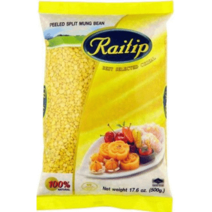 ถั่วเขียวซีก RAITIP  Mung Beans Peeled & Split 500g