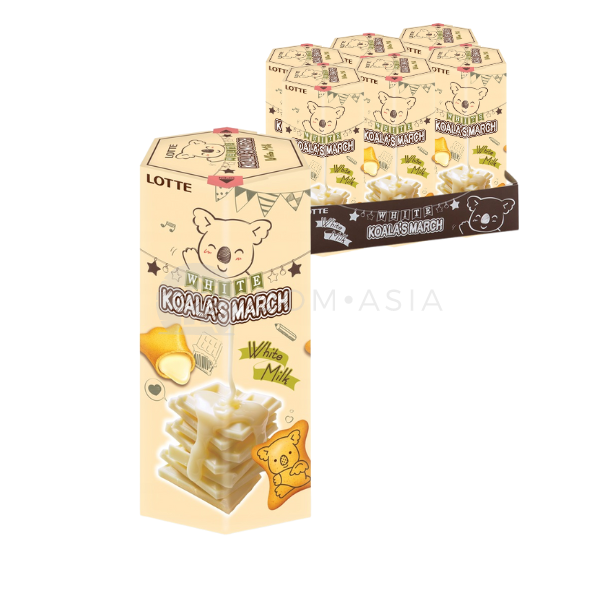Ciasteczka koala o smaku białej czekolady LOTTE 37g