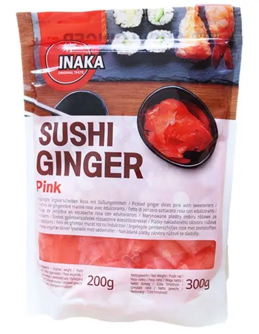 Imbir Marynowany Różowy do Sushi INAKA 300 g