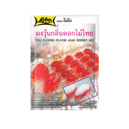 Agar - smak tajskie kwiaty - LOBO - 115 g ผงวุ้น