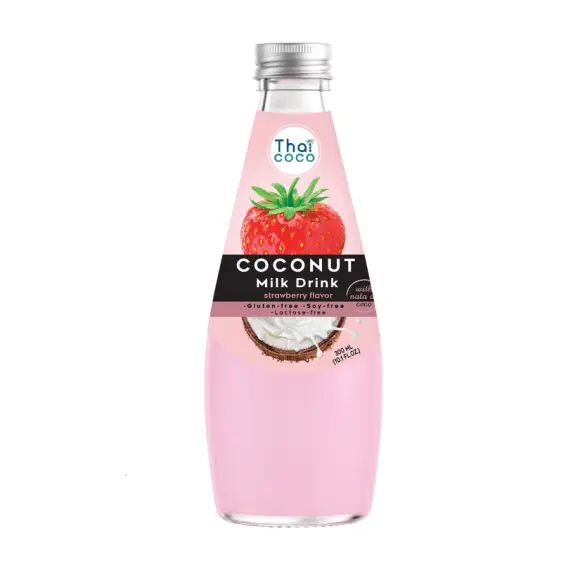 Napój Kokosowy z Truskawką THAICOCO 300ml