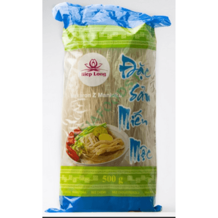 Wietnamski Makaron z Manioku Tapioki Glass Noodles 1.1mm"-500g,วุ้นเส้นเวียดนาม