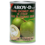AROY-D  Coconut Meat Young in Syrup425G.เนื้อมะพร้าวอ่อน