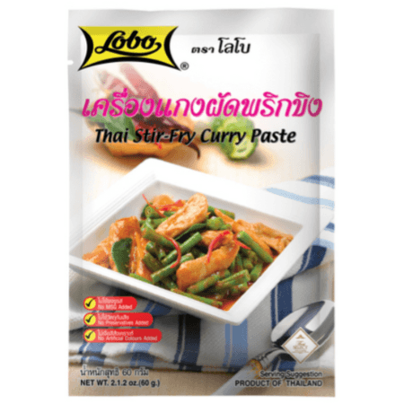 Thai Stir-Fry Curry Paste Lobo 60 G.เครื่องแกงผัดพริกขิง