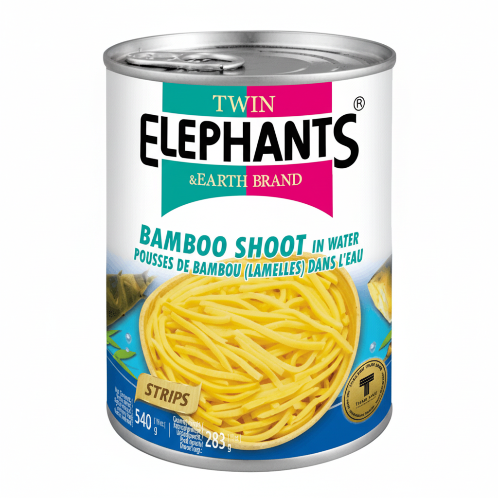 Pędy Bambusa (Paski) TWIN ELEPHANTS 540g