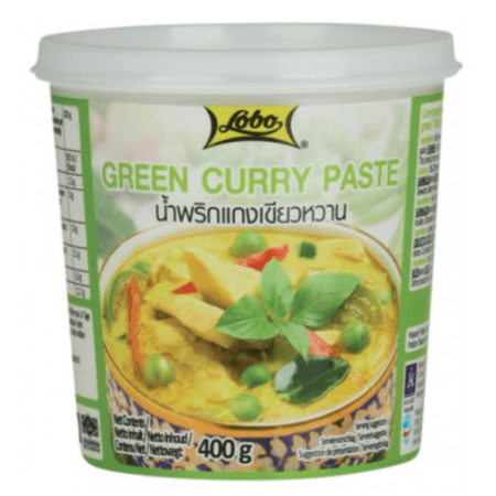 Lobo Green Curry Paste 400g  พริกแกงเขียวหวาน