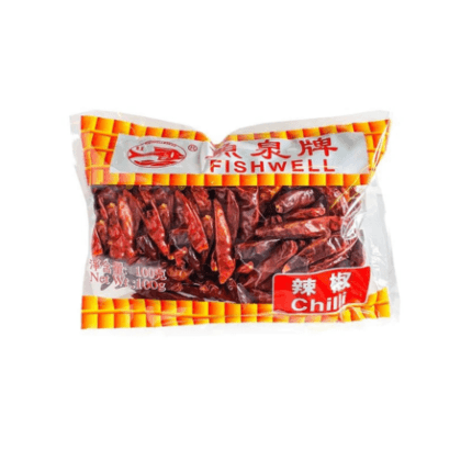 Chili całe suszone - FISH WELL - 100 gพริกแห้ง