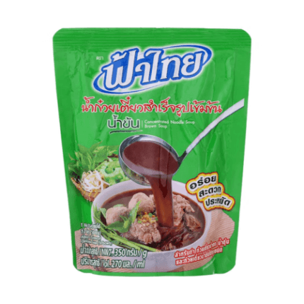 FATHAI  Noodle Soup Concentrate - BrownKoncentrat zupy Boat Noodles - brązowy - FA THAI - 350 Gน้ำก๋วยเตี๋ยวเรือสำเร็จรูปฟ้าไทย