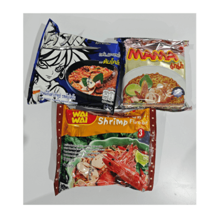 PROMOCJA set MW - 3xsztuk 10 pln. มาม่าไวไวคละรสชาติ3ห่อ10PLN  instant noodle