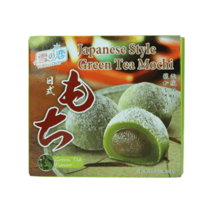 Mochi z zielonej herbaty(japońskie ciasto ryżowe) - Yuki Love -140 gขนมโมจิญี่ปุ่นรสชาเขียว