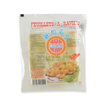 Papier makaron Won Ton - 500 g แผ่นเกี๊ยวแช่แข็ง - obrazek 1