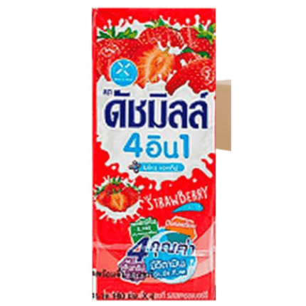 Napój jogurtowy  -DUCHMILL - 1 szt. - 180 ml  นมเปรี้ยวรสสตรอเบอร์รี  จำนวน1กล่อง