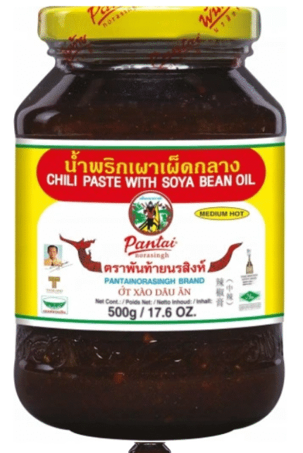 Pasta chili w oleju sojowym 500g Pantai Tajlandia-น้ำพริกเผา