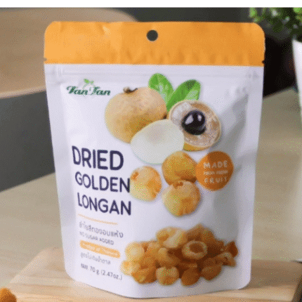 Suszona miazga longan TAN TAN 70g-DRIED GOLDEN LONGANลำไยสีทองอบแห้ง