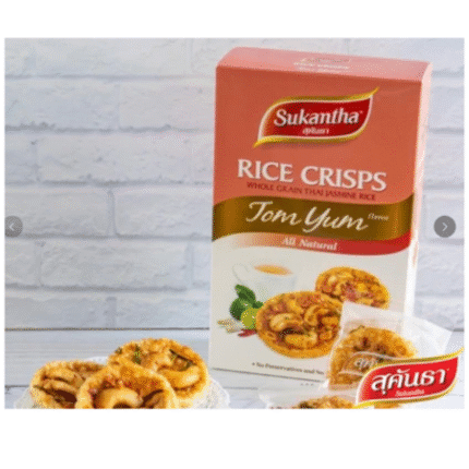 SUKANTHA Rice Crisps with Tom Yum (ข้าวตังรสต้มยำ) 75G.