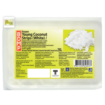 Young Coconut Strips (White) BDMP  250 Gเนื้อมะพร้าวขูดมือ