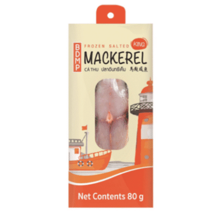 Salted Mackerel BDMP 80 Gปลาอินทรีเค็ม