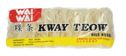 เส้นเล็กก๋วยเตี๋ยว(WAIWAI) Rice Noodles 2.5 MM 400G.