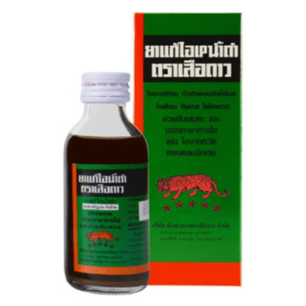 LEOPARD black cough medicineยาแก้ไอน้ำดำ ตราเสือดาว ขนาด 60ml