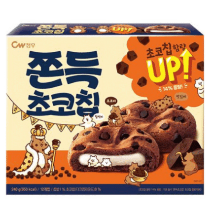 CW  Cookie Chocolate Chip Chewy 240g,คุ๊กกี้ช็อคโกแลตสอดไส้