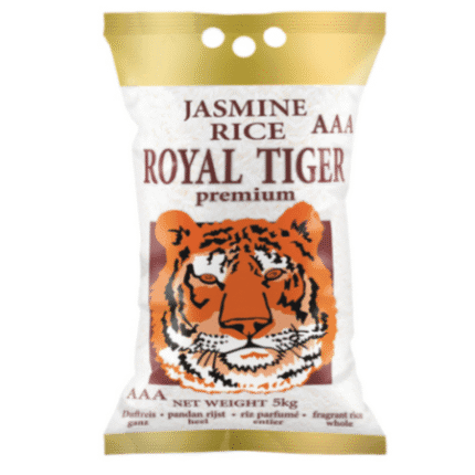 Jasmine Rice (Fragrant Rice) Royal Tiger 5 KG ข้าวหอม