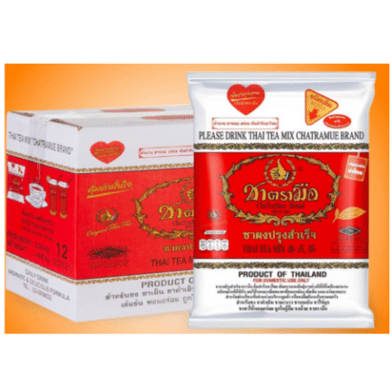 Herbata Czarna Liściasta Tajska Cha Tra Mue 400G.X12 RED THAI TEA ชาแดง
