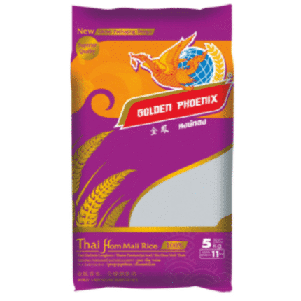 ข้าวหอมThai Hom Mali Jasmine Rice Golden Phoenix5 KG