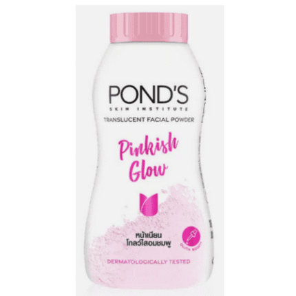 แป้งพร  Pinkish Glow Translucent Face Pink Powder 45G.