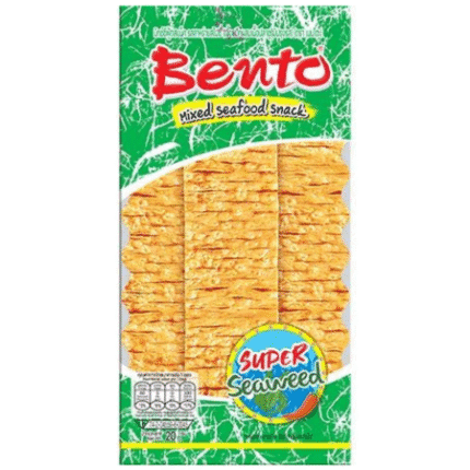 BENTO  Squid Snack Super Seaweed 20g.เบนโตะ