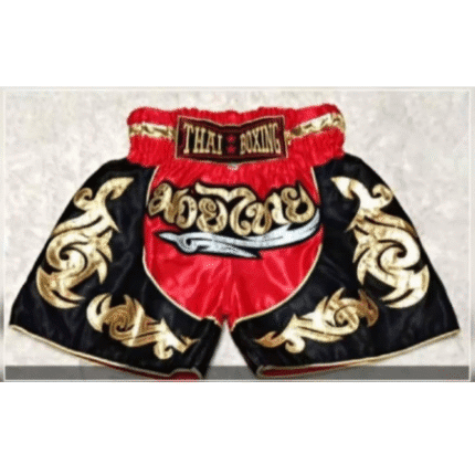กางเกงมวย MuayThai shorts kids (XXS) RED