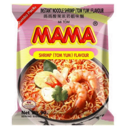 มาม่าต้มยำกุ้ง MAMA  Instant Noodles Shrimp Tom Yum 20 X 90 G full box