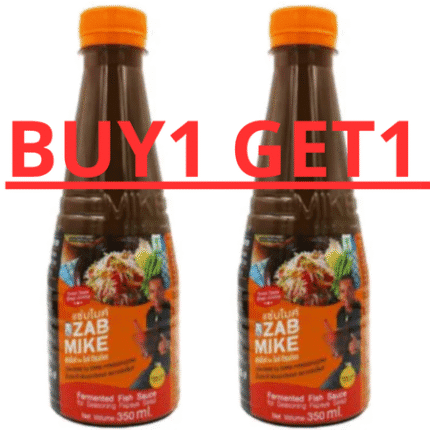 BUY 1 FREE 1 !! BBD 22/10/25 ZAB MIKE 350 ml ปลาร้า.